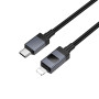 Data Cable Hoco X118 Generous Type-C to Lightning 27W 1m