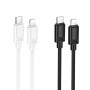 Data Cable Hoco X122 Benefit silicone Type-C to Lightning 27W 1m