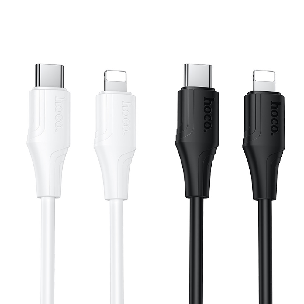 Data Cable Hoco X124 Bien silicone Type-C to Lightning 27W 1m