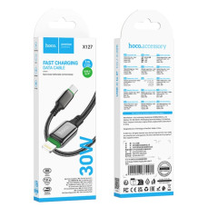 Data Cable Hoco X127 Exceed Type-C to Lightning 30W 1m