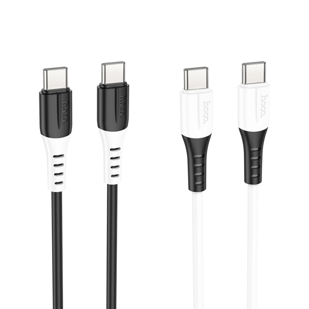 Data Cable Hoco X82 Silicone Type-C to Type-C 60W 1m