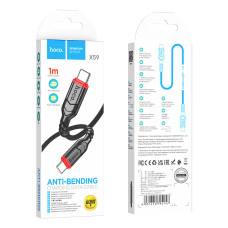 Data Cable Hoco X59 Victory Type-C to Type-C 60W 1m
