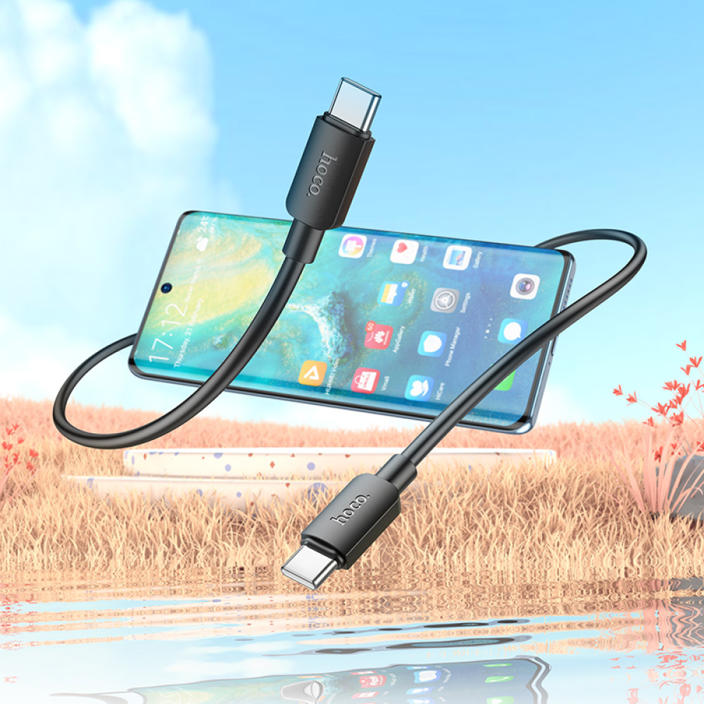 Data Cable Hoco X96 Hyper Type-C to Type-C 60W 1m