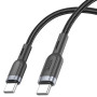Data Cable Hoco U117 Grand Type-C to Type-C 60W 1.2m