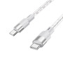 Data Cable Hoco X99 Crystal junction Type-C to Type-C 60W 1m