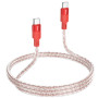 Data Cable Hoco X99 Crystal junction Type-C to Type-C 60W 1m