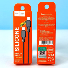 Data Cable Hoco X101 Assistant silicone Type-C to Type-C 60W