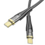 Data Cable Hoco U121 Gold standard Type-C to Type-C 60W 1.2m