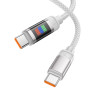 Data Cable Hoco U126 Lantern Type-C to Type-C 100W 1.2m