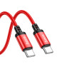 Data Cable Hoco X89 Wind Type-C to Type-C 60W 1m