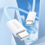 Data Cable Hoco X105 Hero Type-C to Type-C 60W 1m