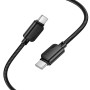 Data Cable Hoco X113 Beneficio Type-C to Type-C 60W 1m