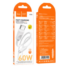 Data Cable Hoco X114 Energy Type-C to Type-C 60W 1m