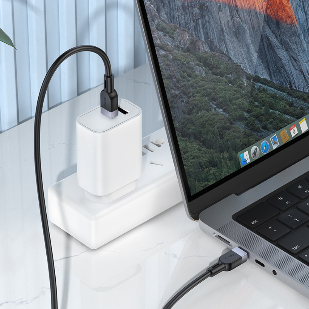 Data Cable Hoco X109 Energy silicone Type-C to Type-C 60W 3m