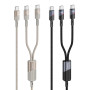 Data Cable Hoco U139 Type-C to Type-C+Type-C 100W 1.2m