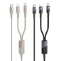 Data Cable Hoco U139 Type-C to Type-C+Lightning 100W 1.2m