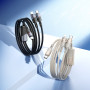 Data Cable Hoco U139 Type-C to Type-C+Lightning 100W 1.2m
