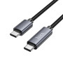 Data Cable Hoco X112 Favor with display Type-C to Type-C 60W 1m