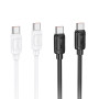 Data Cable Hoco X115 Surpass Type-C to Type-C 240W 1m