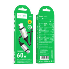 Data Cable Hoco X117 Star Type-C to Type-C 60W 1m