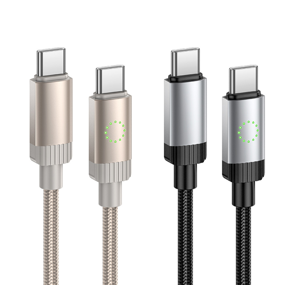 Data Cable Hoco X117 Star Type-C to Type-C 60W 1m