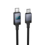 Data Cable Hoco X118 Generous Type-C to Type-C 60W 1m