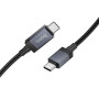 Data Cable Hoco X118 Generous Type-C to Type-C 60W 1m