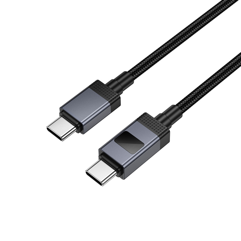 Data Cable Hoco X118 Generous Type-C to Type-C 60W 1m