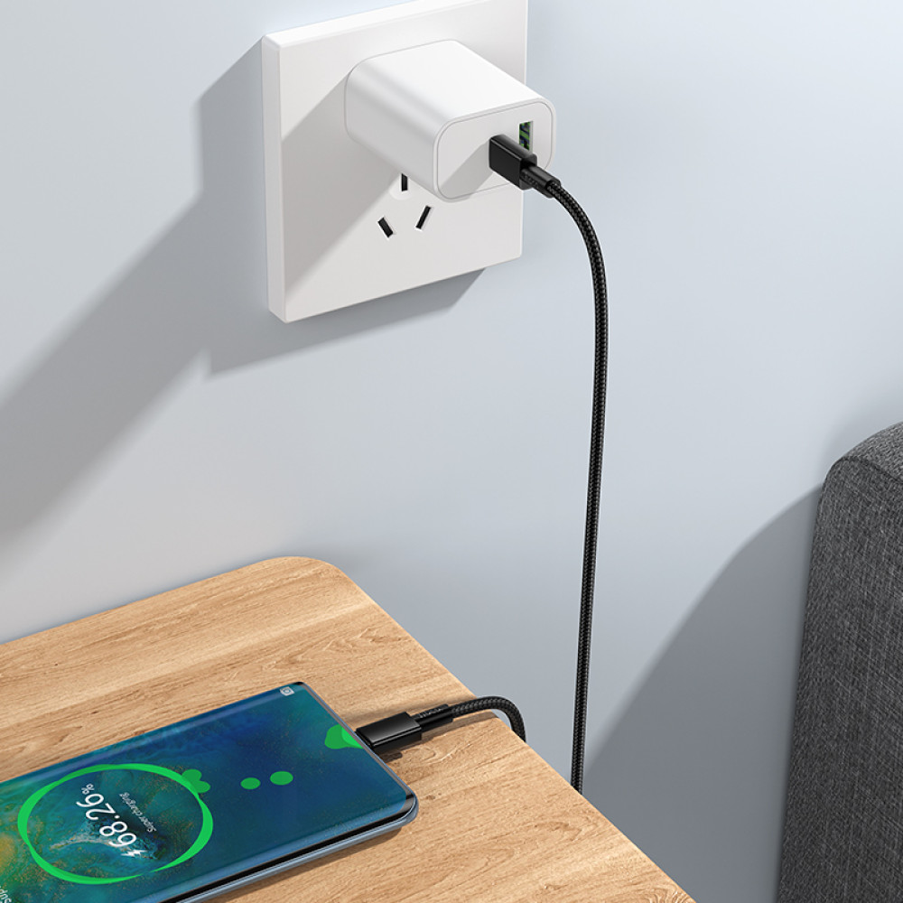 Data Cable Hoco X119 Energy Type-C to Type-C 60W 1m