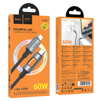УЦІНКА Data Cable Hoco U144 New Type-C to Type-C 60W 1.2m (пошкоджена упаковка)