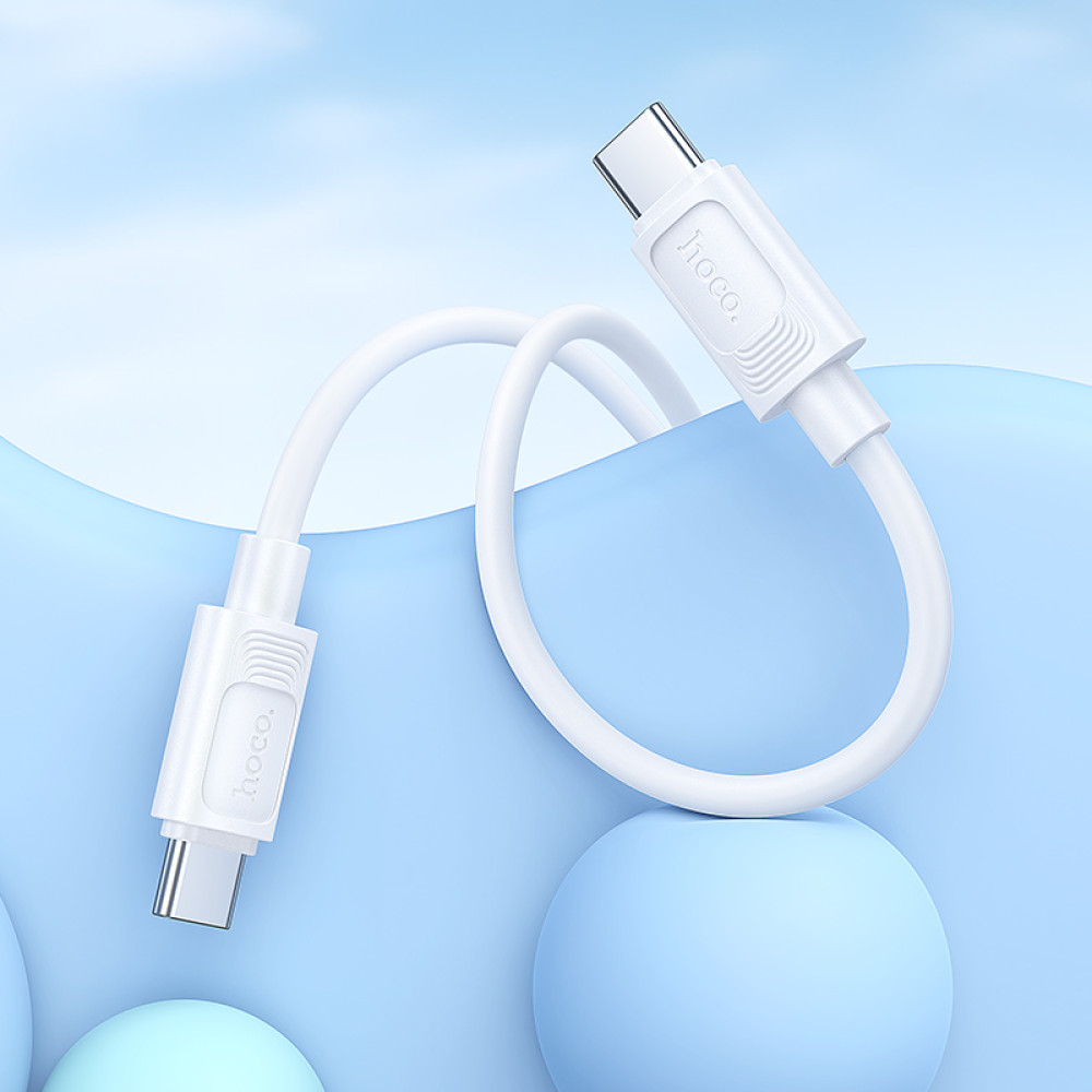 Data Cable Hoco X122 Benefit silicone Type-C to Type-C 60W 1m