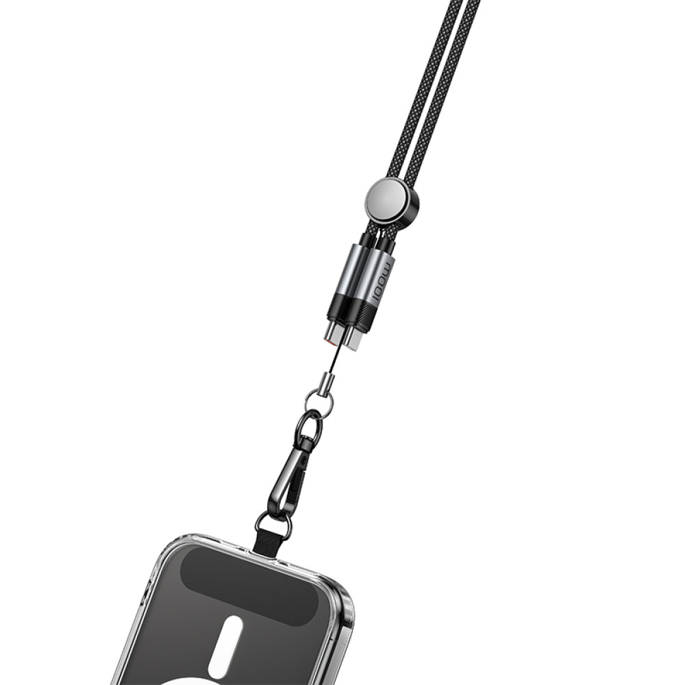 Data Cable Hoco U145 Type-C to Type-C 100W 1.4m (з підвіскою для шиї та масажером)