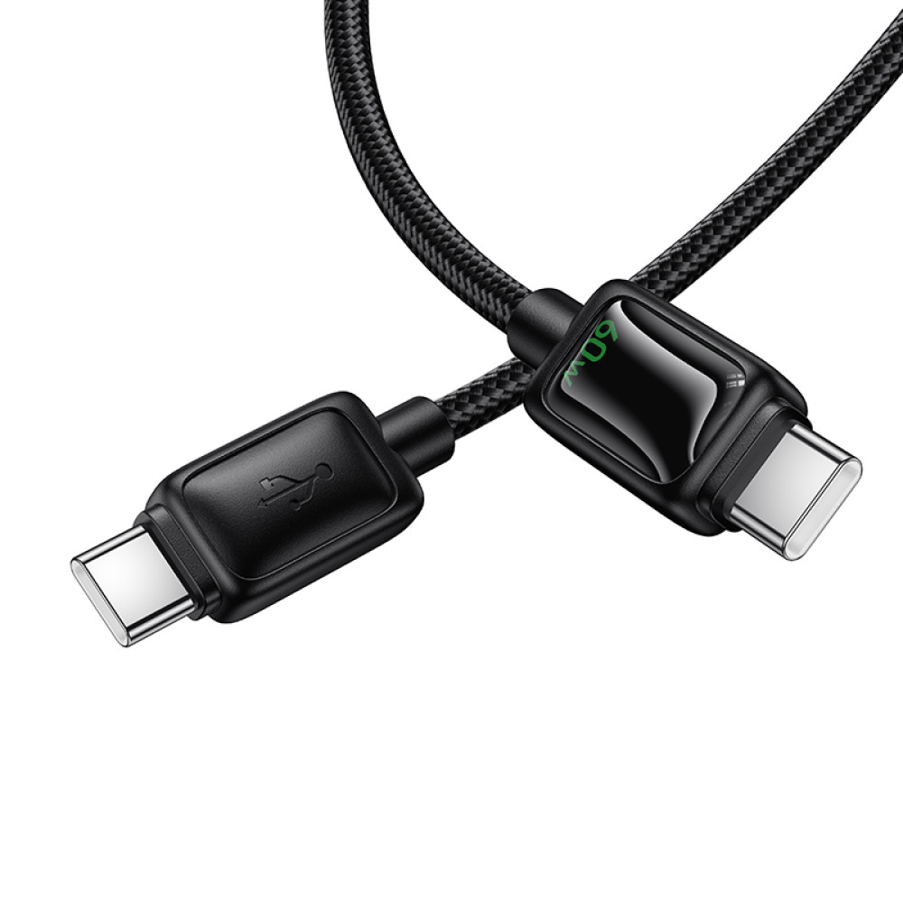 Data Cable Hoco U146 Mundo Type-C to Type-C 60W 1.2m