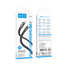 Data Cable Hoco X125 Exceso Type-C to Type-C 60W 1m