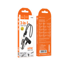 Data Cable Hoco X126 Experto lanyard Type-C to Type-C 60W 0.35m