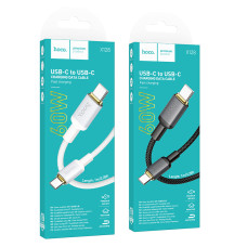 Data Cable Hoco X128 Benefit Type-C to Type-C 60W 1m