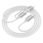 Data Cable Hoco U134 Primero 2in1 Type-C to Type-C+Lightning 3A 1.2m