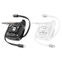 Висувний набір кабелів Hoco U140 Type-C to Type-C 60W(max) 0.95m + конектори (Lightning+Micro+USB)