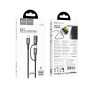Data Cable Hoco U142 2in1 Type-C (240W) to Type-C+Mag3 (140W) Магнітний 1.8m