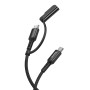 Data Cable Hoco U142 2in1 Type-C (240W) to Type-C+Mag3 (140W) Магнітний 1.8m