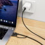 Data Cable Hoco U142 2in1 Type-C (240W) to Type-C+Mag3 (140W) Магнітний 1.8m