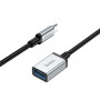 USB Подовжувач Hoco US10 Type-C male to USB female USB3.0, 0.5m