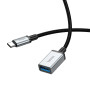 USB Подовжувач Hoco US10 Type-C male to USB female USB3.0, 0.5m