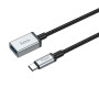 USB Подовжувач Hoco US10 Type-C male to USB female USB3.0, 0.5m