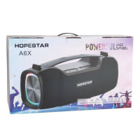 Колонка HOPESTAR A6X 55W, 6000mAh (40,0*15,4*18,5 см)