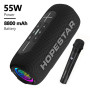 Колонка HOPESTAR P32Max RGB з мікрофоном 55W, 8800mAh (30,6*12,3*12,2 см)