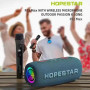 Колонка HOPESTAR P32Max RGB з мікрофоном 55W, 8800mAh (30,6*12,3*12,2 см)