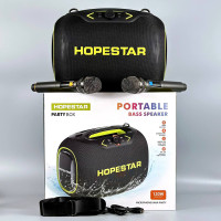 Колонка HOPESTAR PartyBox RGB з ремінцем та 2-ма мікрофонами 120W, 22000mAh (37,6*22,6*27,5 см)