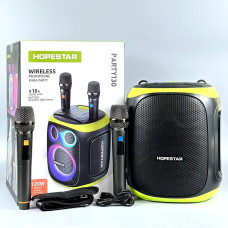 Колонка HOPESTAR Party 130 RGB з 2-ма мікрофонами 120W, 22000mAh (27,0*31,5*25,5 см)