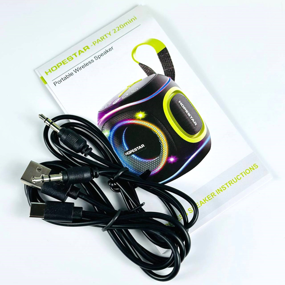 Портативна колонка HOPESTAR Party 220 mini (13,6*12,5*12,0 см)